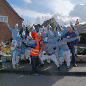 Blau Blau Vernich Gruppenbild, Rosenmontag 2024